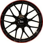 MAM GT1 Black Painted Lip Red Alufelge 19 Zoll ET45 5x100 ML66,6