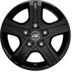 Borbet CWD Black Glossy Alufelge 17 Zoll ET46 5x108 ML65,1
