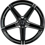 Tomason TN20 New Black Polished Alufelge 19 Zoll ET45 5x108 ML72,6