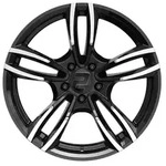 2DRV WH29 Schwarz Hochglanz Poliert Alufelge 17 Zoll ET54 5x112 ML66,7