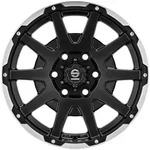 Sparco Dakar Matt Black Lip Polished + Riv. Alufelge 17 Zoll ET30 5x120 ML65,1