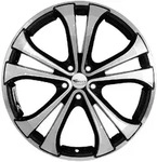 RC-Design RC17 Schwarz Glanz Vollpoliert Alufelge 20 Zoll ET35 5x108 ML72,6