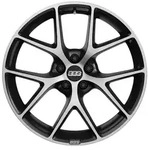 BBS SR Vulcano Grau Diamant-gedreht Alufelge 18 Zoll ET45 5x112 ML82