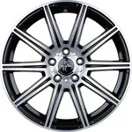 Keskin KT16 Dynamic Black Front Polish Alufelge 18 Zoll ET30 5x112 ML66,6