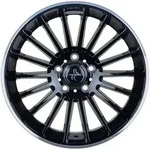 Keskin KT15 Speed Schwarz Randpoliert Alufelge 17 Zoll ET38 5x112 ML66,6