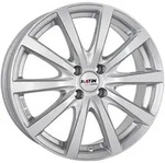 Platin P69 Polar Silber Alufelge 16 Zoll ET40 4x100 ML63,4