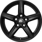 RC-Design RC24 Schwarz Klar Matt Alufelge 15 Zoll ET43 5x112 ML57,1