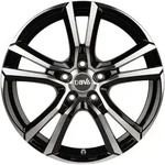 DBV Andorra Schwarz Poliert Alufelge 16 Zoll ET40 5x100 ML63,3