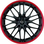 Barracuda Voltec T6 PureSports / Color Trim Rot Alufelge 17 Zoll ET38 4x100 ML73,1