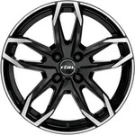 Rial Lucca Diamant-schwarz Frontpoliert Alufelge 16 Zoll ET37 4x98 ML58,1