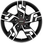 Ronal R64 Jetblack-matt-frontkopiert Alufelge 17 Zoll ET53 5x160 ML65