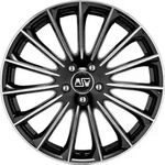 MSW 30 Gloss Black Full Polish Alufelge 19 Zoll ET29 5x120 ML72,56