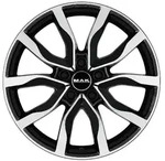 MAK Koln Black Mirror Alufelge 20 Zoll ET48 5x112 ML57,1