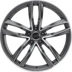 Avus AF 16 Matt Anthracite Polished Alufelge 17 Zoll ET29 5x112 ML66,6