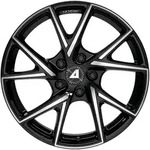 Alutec ADX.01 Diamant-schwarz Frontpoliert Alufelge 20 Zoll ET45 5x112 ML70,1