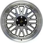 Keskin KT22 Retro Black Front Polish Alufelge 19 Zoll ET45 5x112 ML72,6