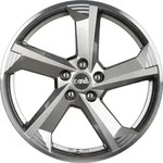 DBV Torino III Hyper Silber, Front Poliert Alufelge 20 Zoll ET40 5x114,3 ML71,6