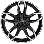 Rial Lucca Diamant-schwarz Frontpoliert Alufelge 17 Zoll ET38 4x98 ML58,1