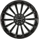 GMP Stellar Shiny Black Diamond Lip Alufelge 20 Zoll ET45 5x112 ML66,6