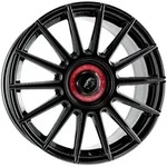 Damina Performance DM09 Black Painted Red Inlay Alufelge 19 Zoll ET35 5x112 ML72,6