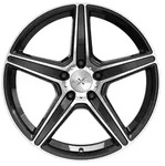 Axxion AX7 Schwarz Hochglanz Poliert Alufelge 19 Zoll ET32 5x112 ML72,6