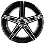 MAM OX-18 Black Front Polish Alufelge 19 Zoll ET30 5x112 ML66,6