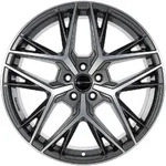 GMP Lunica Anthracite Matt Diamond Alufelge 19 Zoll ET42 5x108 ML73,1