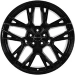 GMP Lunica Glossy Black Alufelge 19 Zoll ET58 5x120 ML65,1