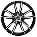 Rial X12 Diamant-schwarz Frontpoliert Alufelge 19 Zoll ET47 5x112 ML66,5