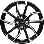 RC-Design RC34 Schwarz Glanz Vollpoliert Alufelge 16 Zoll ET43 4x100 ML57,1