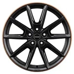 Borbet LX18 Black Matt Rim Copper Alufelge 18 Zoll ET48 5x112 ML66,6