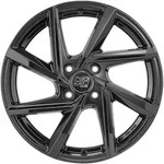 MSW 80/4 Gloss Black Alufelge 15 Zoll ET22 4x108 ML65,06