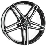 Damina Performance DM04 Black Polished Alufelge 19 Zoll ET45 5x112 ML66,6