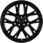 GMP Lunica Glossy Black Alufelge 18 Zoll ET38 5x100 ML57,1