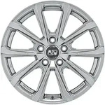 MSW 79 Full Silver Alufelge 16 Zoll ET47 5x100 ML57,1