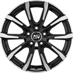 MSW 79 Gloss Black Full Polish Alufelge 16 Zoll ET45 5x108 ML63,4