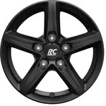 RC-Design RC24 Schwarz Klar Matt Alufelge 15 Zoll ET40 5x114,3 ML66,1