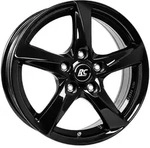 RC-Design RC30 Schwarz Glanz Alufelge 15 Zoll ET39 4x100 ML56,6