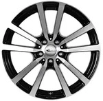 RC-Design RC25T Schwarz Glanz Vollpoliert Alufelge 16 Zoll ET51 5x120 ML65,1