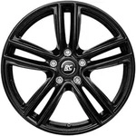 RC-Design RC27 Schwarz Glanz Alufelge 17 Zoll ET37 5x120 ML72,6