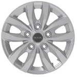 MAK Load 5 Silver Alufelge 16 Zoll ET47 5x118 ML71,1