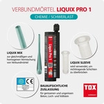12x Tox Verbundm&ouml;rtel Liquix Pro 1 styrolfrei 345 ml Opt1