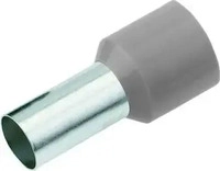 Cimco 180950, Cimco Aderendh&uuml;lse isoliert 2,5qmm/18 mm grau DIN 46228