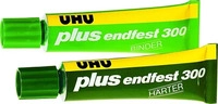 UHU 45640, UHU Plus Endfest 300, 45640, Tube Binder/H&auml;rter 33 g, Blister
