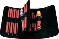 Wera KK VDE 60i/62i/65i/18, Wera D&ouml;nges Werkstattfeile DIN 7261 F, rund, 200...