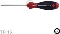 Wiha 01301, Wiha Torx-Schraubendreher SoftFinish 362TR, T15H, 80 mm