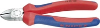 Knipex 70 05 180, Knipex Seitenschneider, verchromt, mit Mehrkomponentenh&uuml;lle, 180