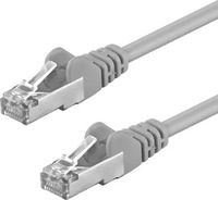 D&ouml;nges Patchkabel Cat. 5e 2xRJ45 F/UTP, 0,5 m, grau