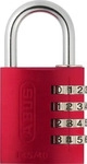 Abus 48813, Abus Zahlenschloss Serie 145, Typ 145/40 rot mit EAN