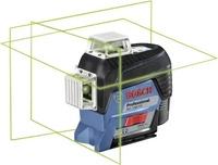 Bosch Professional Linienlaser GLL 3-80 CG, 12 V, Akku 2,0 Ah, L-BOXX